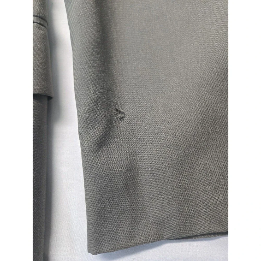 Nordstrom Blazer Mens Suit Jacket Gray 44L 3 Button Business Formal Wear